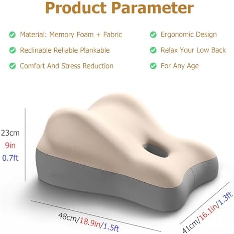 JYHHCYS Adjustable Memory Foam Prone Pillow