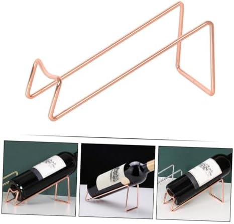 5pcs Rose Gold Metal Wine Holder for Home Bar Display 1