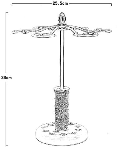 Industrial Wine Glass Holder for 6 Glasses
