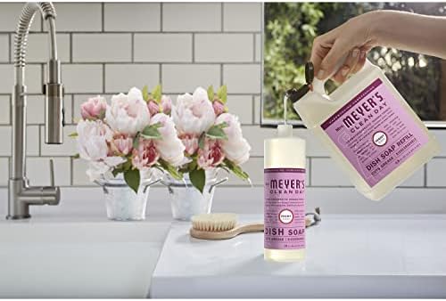 Mrs Meyers Clean Day Dish Soap Refill Peony 48 fl oz