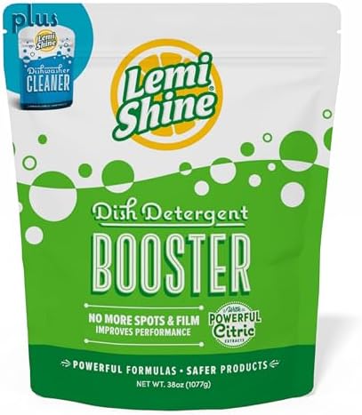 Lemi Shine Dish Detergent Booster 38 oz