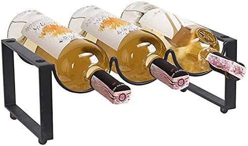 BOCbco Modern Simple Nesting Wine Racks for 3 or 6 Bottles