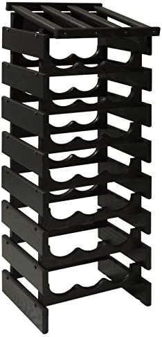 FixtureDisplays 24 Bottle Dakota Wine Rack with Display Top 1