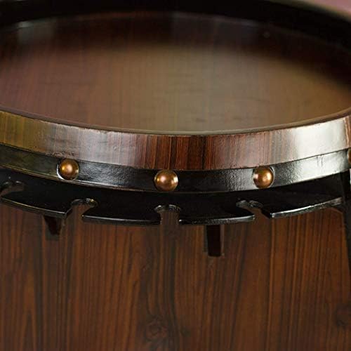 Freestanding Wine Rack with Barrel Design