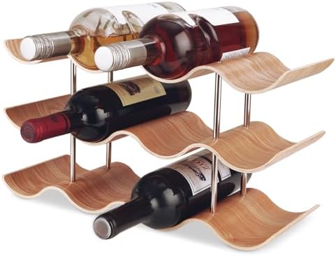 GBACHOOSE 3-Tier Tabletop Wine Rack