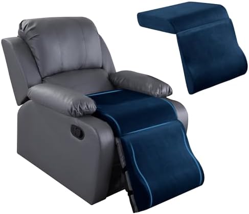 HOMBYS Foam Recliner Cushion with Leg Pillow - Sapphire Blue