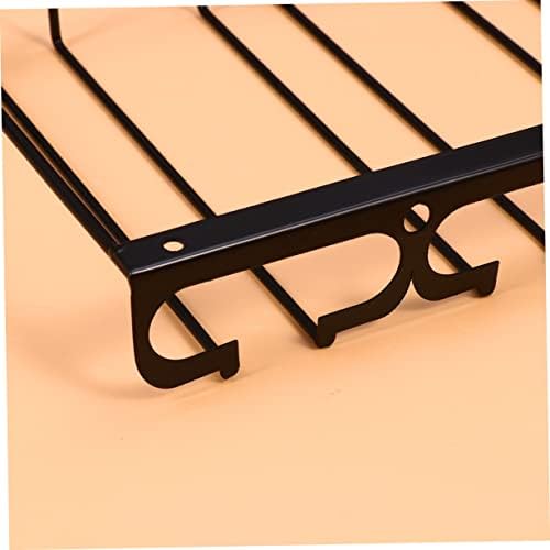 Zerodeko Iron Wine Cup Holder Rack - Stylish Stemware Display Shelf