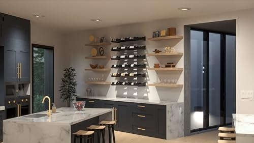 Ultra Wine Racks Showcase Horizontal Row - Black Modular
