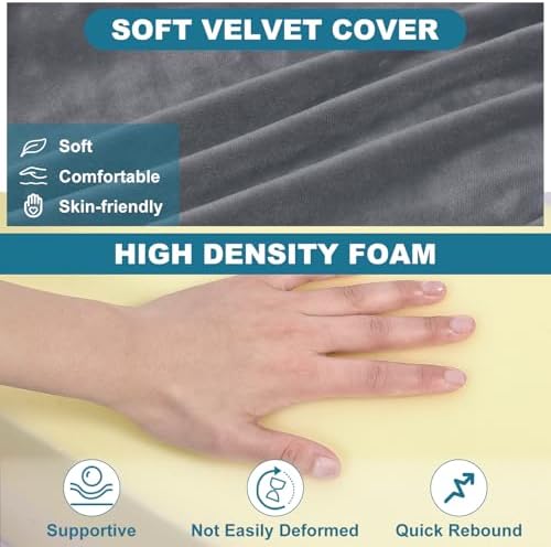 TANYOO Velvet Leg Pillow for Knee Ankle Surgery Recovery