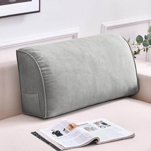 GKWW Gray Decorative Sofa Pillow with Removable Cover