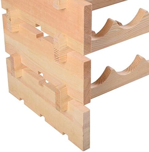 TimmyHouse 6 Tier Freestanding Wine Rack 72 Bottle Storage