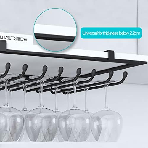 DTDMY Gold Wine Glass Rack with 5 Slots