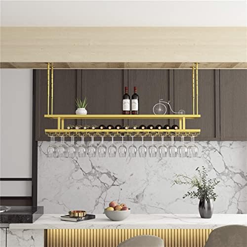 DASHADAO 2 Layer Ceiling Wine Glass Holder