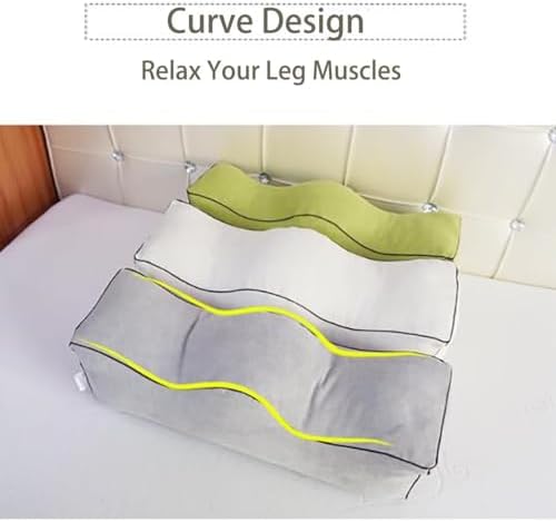 TESICA Ergonomic Leg Elevation Pillow for Bed and Sofa
