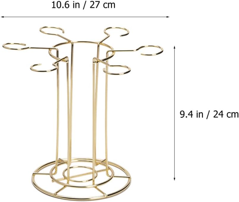 OSKOE Rose Gold Freestanding Wine Glass Rack