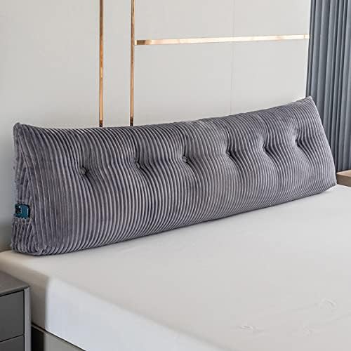 Activance Large Triangular Headboard Pillow with Removable Cover