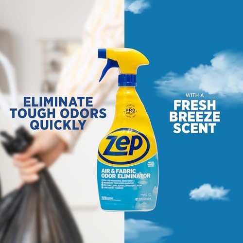 Zep Air and Fabric Odor Eliminator - 32 oz Pack of 4