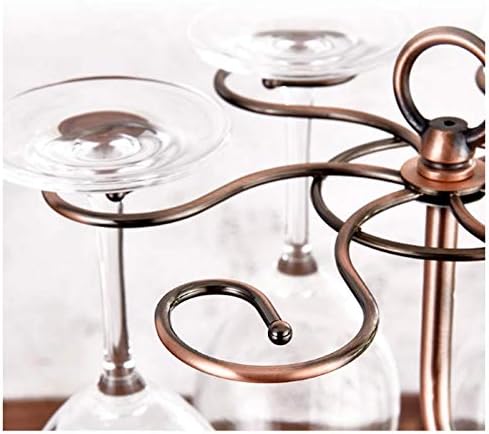BOCbco Countertop Wine Rack Holder - 6 Glasses 2 Bottles
