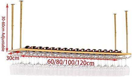DASHADAO 1-Tier Wall-Mounted Wine Rack with Adjustable Height