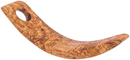 EliteCrafters Handmade Olive Wood Wine Holder - 1 Bottle Socket - Free Standing