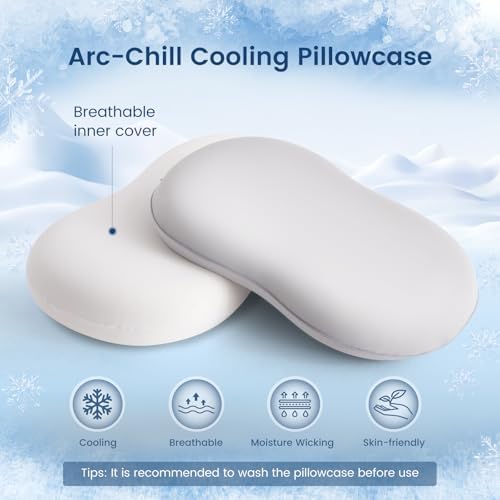 Elegear Cooling Pillow for Deep Sleep and Neck Pain Relief