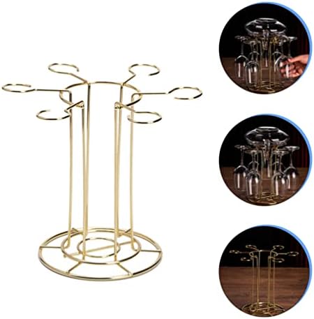 OSKOE Rose Gold Freestanding Wine Glass Rack