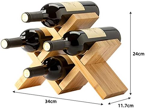 BOCbco Tabletop Wine Rack 4-Bottle Holder