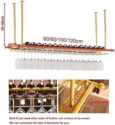 Adjustable Wall-Mounted Wine Rack for Bar and Kitchen