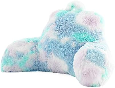Stylish Ross Fur Reading Pillow with Back Support for Kids Adults
