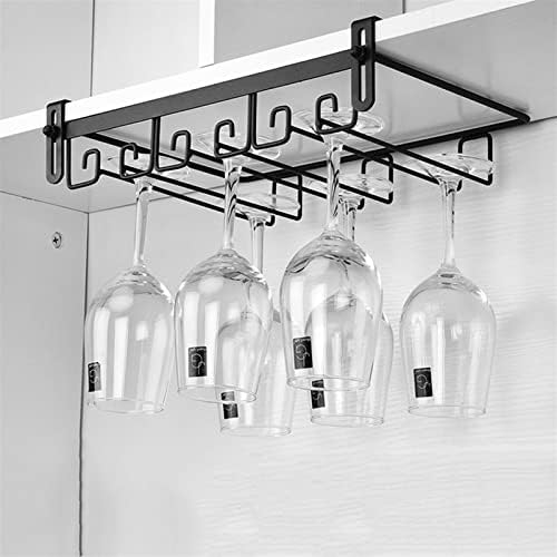 Adjustable Metal Wine Glass Rack for Kitchen Bar