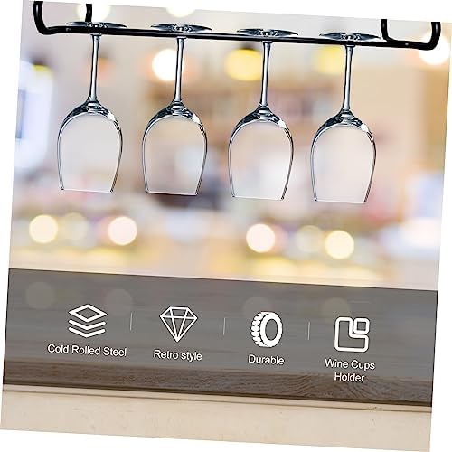 MAGICLULU Wine Glass Holder Rack Space-Saving Inverted Design