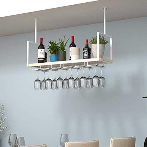 ZJDYDY Floating Ceiling Wine Rack for Home Decor