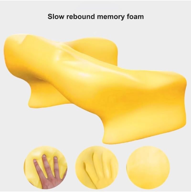 Ergonomic Memory Foam Arm Rest Pillow with Side Pocket