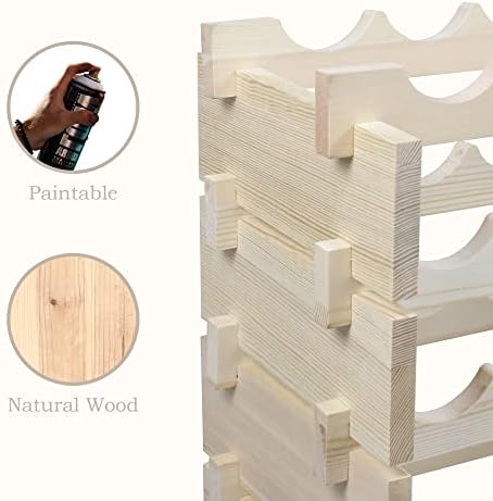 HomGarden 8 Tier Free Standing Wine Rack