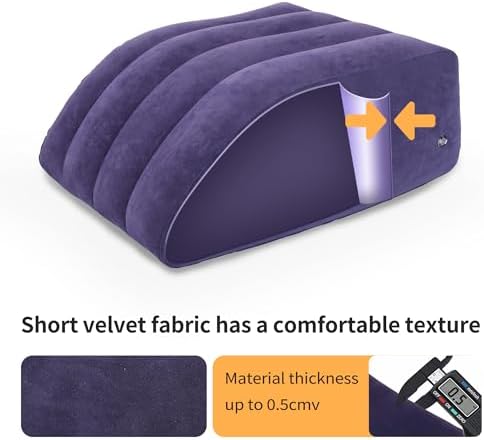 INFLATEFLY Leg Elevation Pillow - Inflatable Wedge for Comfort and Recovery