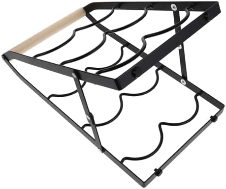 OUNONA Foldable Wine Rack for Small Spaces