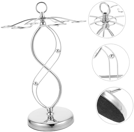 PRETYZOOM Countertop Wine Glass Rack with Hooks