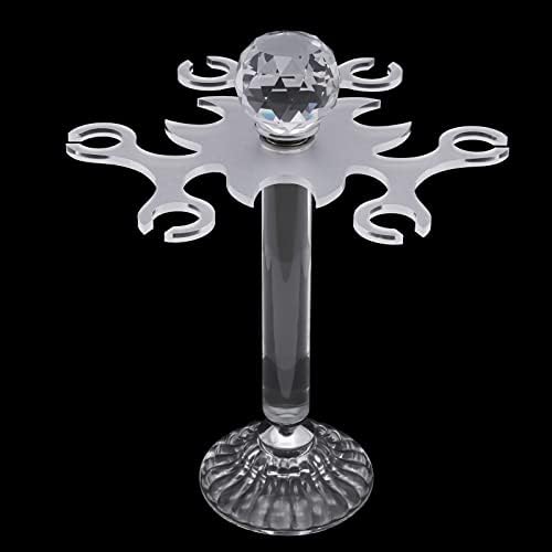 Headery Crystal Stemware Rack with 6 Hooks