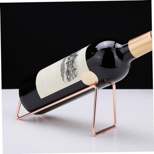 5pcs Rose Gold Metal Wine Holder for Home Bar Display 1