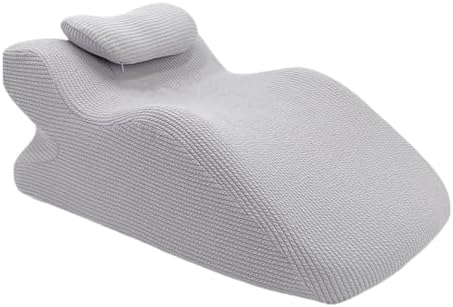 Face Down Pillow with Memory Foam Support Gray