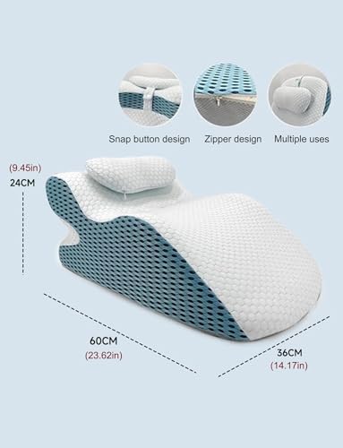 Slow Rebound Memory Foam Pillow for Reading and Posture Support