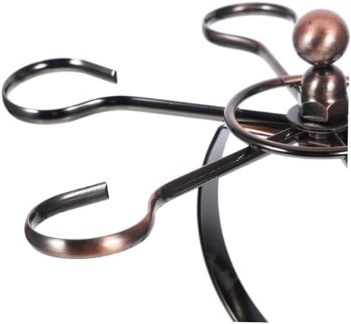 Ciieeo Iron Wine Glass Rack for Kitchen Bar Storage