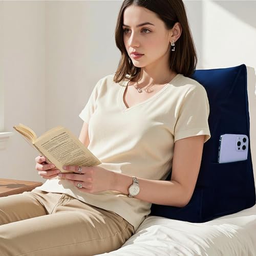 LELEFIDO Wedge Pillow for Bed Reading and Back Support