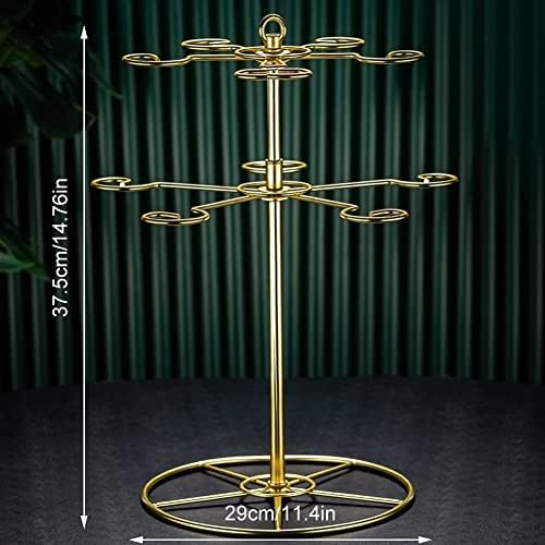 FaLKiN Wine Glass Rack with 10 Rotating Hooks 1