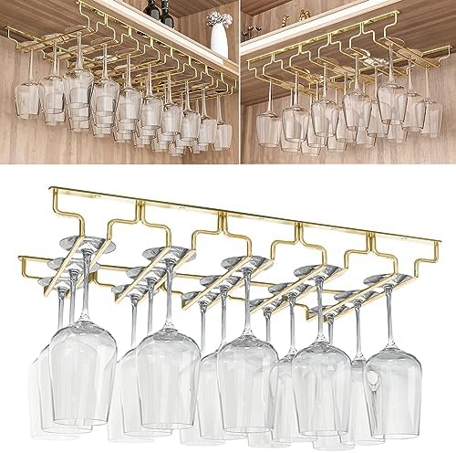 SAGIDAR Wine Glass Rack in 3 Sizes for Kitchen Use