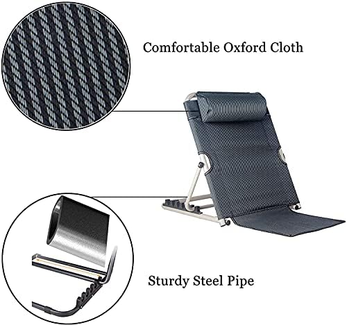 SXKULL Bed Backrest Support Chair with Head Pillow
