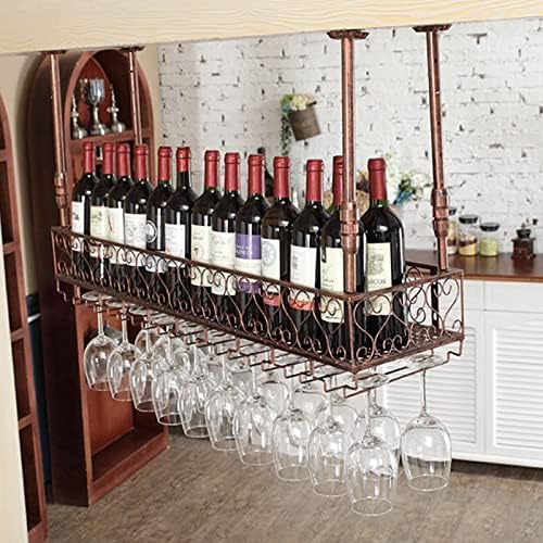 Adjustable Wall-Mounted Wine Rack with Floating Shelf 1