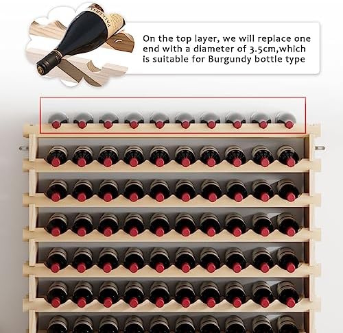 Sogesfurniture Floor Wine Racks 12 Tier Free Standing