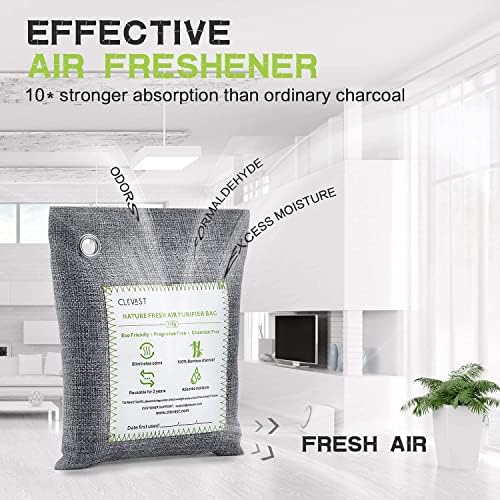 CLEVAST Bamboo Charcoal Air Purifying Bags Large 4200g