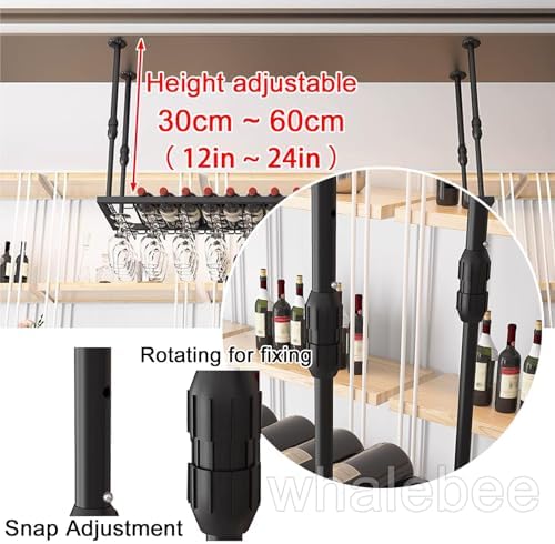 Whalebee Adjustable Wine Glass Holder 200cm